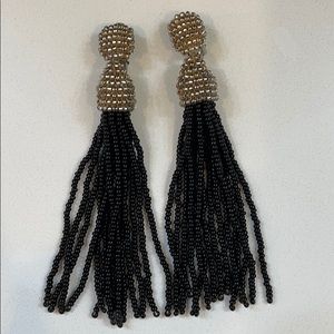 Clip On Tassel Earrings